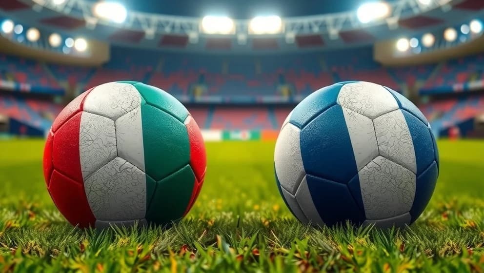 Egyptens herrlandslag mot Irans herrlandslag i fotboll